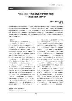 Water-water cycleと光化学系I循環的電子伝達 ... - 日本光合成学会