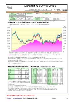 月次運用レポート(PDF/590KB) - みずほ銀行