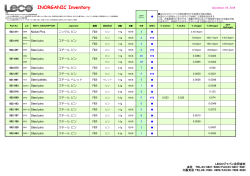 標準物質カタログ（PDF）をダウンロードする - LECOジャパン