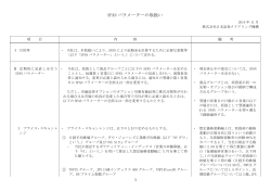 SPAN パラメーターの取扱い - 日本証券クリアリング機構