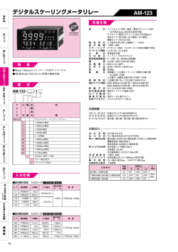 デジタルスケーリングメータリレー AM-123