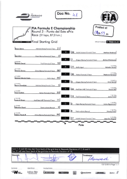 ´ 鰊峰 「 Amln“u1551 - FIA Formula E - Timing Results