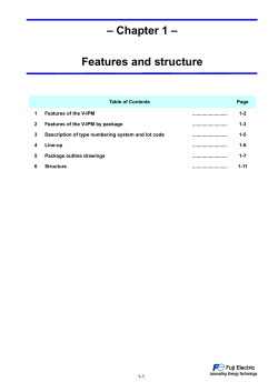 Chapter 1 Features and structure PDF [332KB] - Fuji Electric