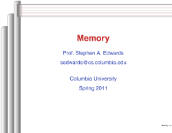 Memory - Columbia University