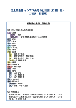 概要（工程表） - 国土交通省