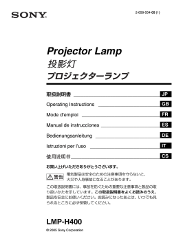 Projector Lamp - MGMI