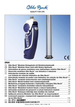 Otto Bock® Modular-Kniegelenk mit Rotationshydraulik