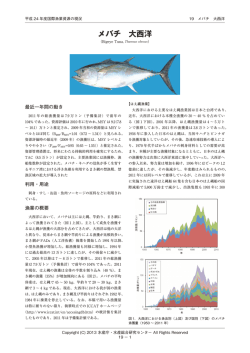 詳細版PDF - 国際漁業資源の現況
