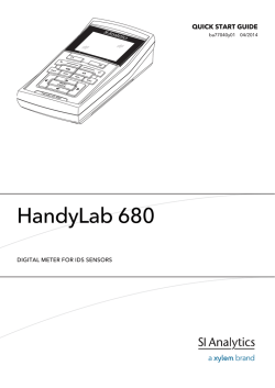 HandyLab 680 - SI Analytics