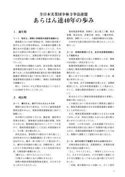 あらはん達40年の歩み - 全日本実業団少林寺拳法連盟
