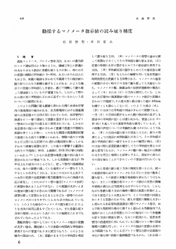 動揺するマノ メータ指示値の読み取り精度