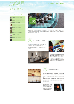 ビタミンコラム(06)稲山貴栄｜ガラス編（PDF：3145KB）