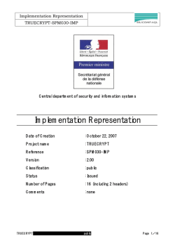 Implementation Representation
