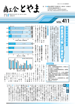 VOL.411 金融実態調査結果 商工 春 秋 - 富山県商工会連合会