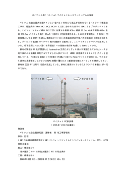 フレシネーステーケーブルの架設