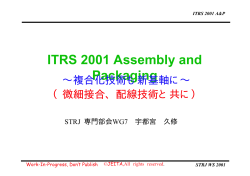 ITRS 2001 - JEITA半導体部会