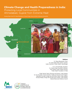 NRDC: Climate Change and Health Preparedness in India - Natural