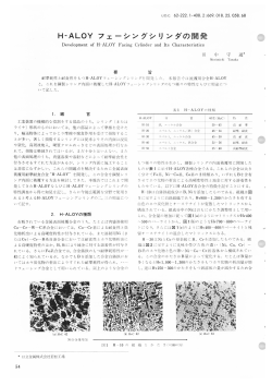 H-ALOYフェーシングシリンダの開発(PDF： 3714kbyte)