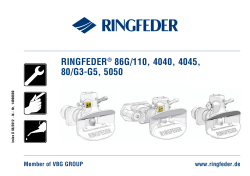 RINGFEDER® 86G/110, 4040, 4045, 80/G3-G5, 5050