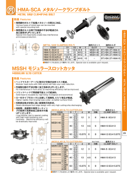 HMA-SCA メタルソークランプボルト HMA-SCA メタルソークランプボルト