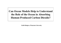 Can Ocean Models Help to Understand the Role of the Ocean in
