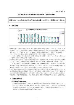 日本貿易会 2011 年度環境自主行動計画（温暖化対策編）
