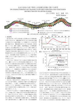 太田川洪水の流下特性と河道被災形態に関する研究 - C-faculty