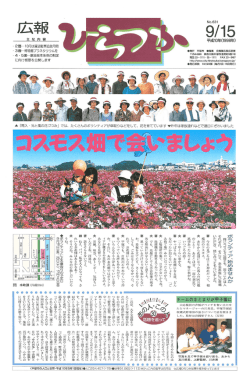 前半部分表示 (PDF形式 : 3MB) - 平塚市