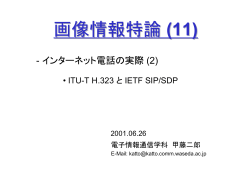 SIP / SDP