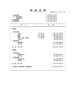 平成25年度財務情報 - 学校法人興誠学園 浜松学院中学校・高等学校