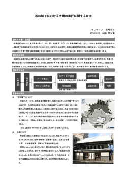 若松城下における土蔵の意匠に関する研究 ( 135 KB) 本間 茉友里