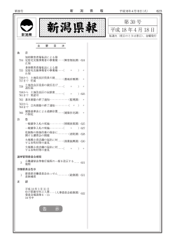 PDF形式 1051 キロバイト - 新潟県