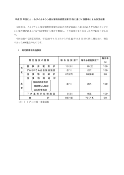 平成21年度の測定結果 (pdf, 679.78KB) - 大阪市