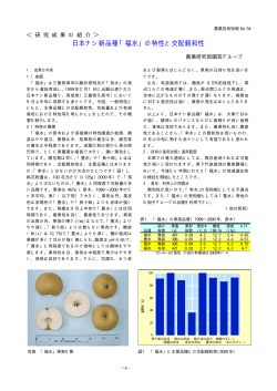 福水 - MATe 三重県農業技術情報システム