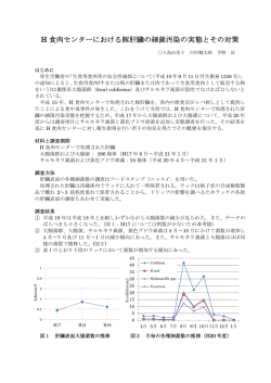 H食肉センターにおける豚肝臓の細菌汚染の実態とその対策 [PDF