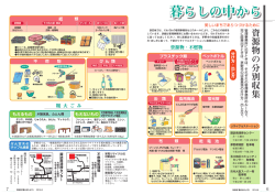 ペットボトル 食用廃油 缶 類 蛍光管 布 類 乾 電 池 プラスチック - 茅野市
