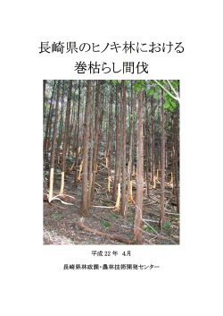 長崎県のヒノキ林における 巻枯らし間伐 - ながさき農林業総合情報システム