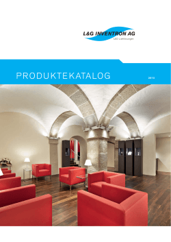 Katalog 2015 - L&G Inventron AG Kägiswil