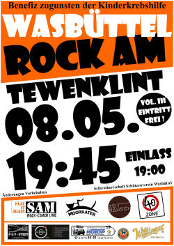 Plakat Rock am Tewenklint