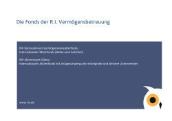 Fondsbrosch&uuml;re - R.I. Verm&ouml;gensbetreuung AG