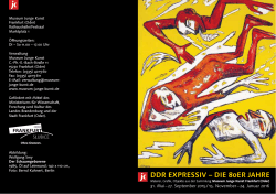 DDR expRessiv – Die 80eR JahRe - Museum Junge Kunst Frankfurt