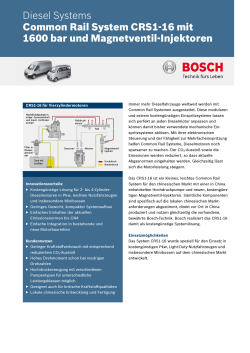 Datenblatt - Bosch Mobility Solutions