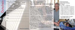 Gutschein f&uuml;r Solarspaziergang - Hartmann Energietechnik GmbH
