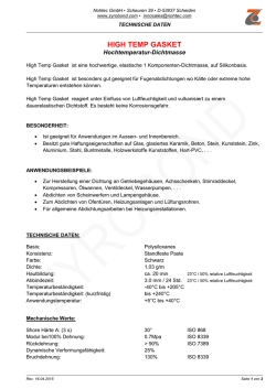 Hochtemperatur Dichtmittel Schwarz TDS