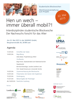 Hen un wech &ndash; immer &uuml;berall mobil?!