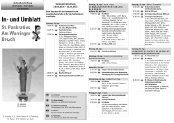 In- und Umblatt 1 - Am Worringer Bruch