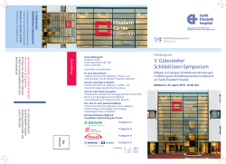 Flyer / Anmeldung - Sankt Elisabeth Hospital Gütersloh