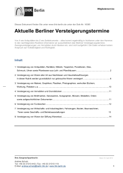 Dieses Dokument finden Sie unter www - IHK Berlin
