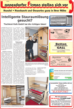 annesdorfer Firmen stellen sich vor