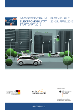 Programm - Innovations(t)raum Elektromobilität 2015